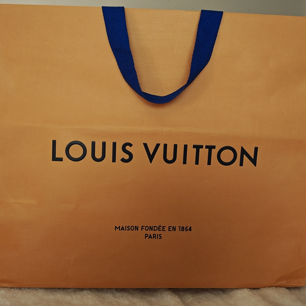 Louis Vuitton Orange Shopping Bag